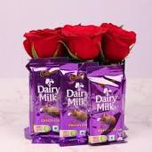 Lovely Chocolate Roses Bunch